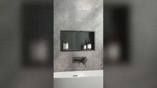 Modern Çift Lavabo Vanity Taş Üstü Depolama